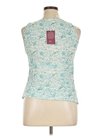 Fair Indigo Sleeveless Silk Top (view 2)