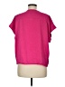 BCBGMAXAZRIA 100% Polyester Pink Short Sleeve Blouse Size M - photo 2