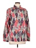 Ann Taylor LOFT Paisley Red Long Sleeve Blouse Size L - photo 1