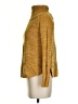 It's Our Time 100% Acrylic Tweed Gold Turtleneck Sweater Size XS - photo 5