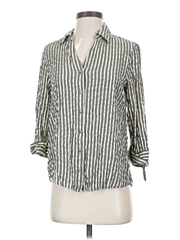 Anne Klein 3/4 Sleeve Button-Down Shirt (view 1)