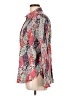 Ann Taylor LOFT Paisley Red Long Sleeve Blouse Size L - photo 5