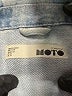 Topshop 100% Cotton Blue Denim Jacket Size 10 - photo 6