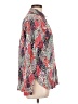 Ann Taylor LOFT Paisley Red Long Sleeve Blouse Size L - photo 4