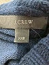 J.Crew Chevron-herringbone Blue Wool Pullover Sweater Size XXS - photo 7