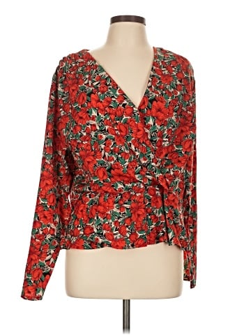Missguided Long Sleeve Blouse (view 1)