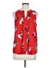 41Hawthorn 100% Polyester Red Sleeveless Blouse Size M - photo 1