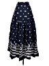 Outback Red 100% Rayon Polka Dots Blue Casual Skirt Size 2 - photo 2