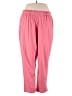 Only Necessities Solid Pink Casual Pants Size 2X Petite - photo 1