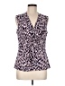DKNY Purple Sleeveless Blouse Size M - photo 1