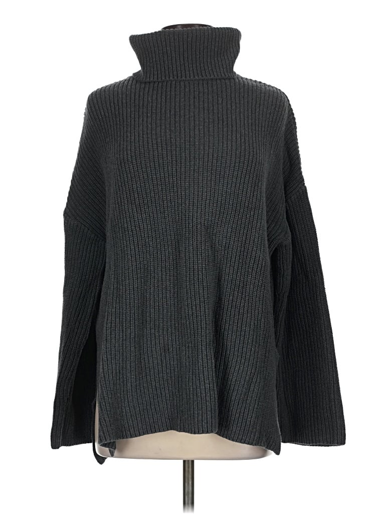 Pre-owned Pact Turtleneck Sweater In Gray