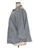 Talbots Print Gray 3/4 Sleeve Button-Down Shirt Size 22 - photo 5