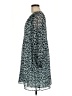 Ann Taylor LOFT 100% Polyester Animal Print Teal Casual Dress Size M - photo 5