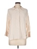 MNG Suit Ivory 3/4 Sleeve Button-Down Shirt Size 6 - photo 1