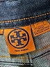 Tory Burch Chevron-herringbone Blue Jeans Size 29 waist - photo 7