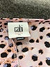 CAbi 100% Polyester Animal Print Pink Short Sleeve Blouse Size XL - photo 7