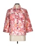 Christopher & Banks Print Pink Jacket Size L - photo 1