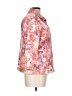 Christopher & Banks Print Pink Jacket Size L - photo 4