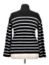 ALLSAINTS Stripes Black Turtleneck Sweater Size 20 - photo 2