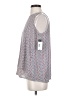 Zac & Rachel 100% Polyester Blue Sleeveless Blouse Size S - photo 5