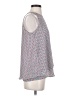Zac & Rachel 100% Polyester Blue Sleeveless Blouse Size S - photo 4