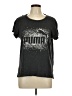 Puma Print Gray Black Short Sleeve T-Shirt Size L - photo 1