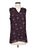 CAbi 100% Polyester Brown Sleeveless Blouse Size S - photo 1