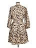 Gilli 100% Polyester Animal Print Tan Casual Dress Size L - photo 2