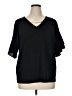 Calvin Klein Black Short Sleeve Blouse Size 0X - photo 1
