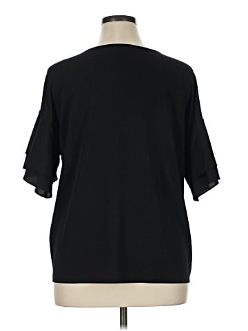 Calvin Klein Short Sleeve Blouse (view 2)