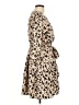 Gilli 100% Polyester Animal Print Tan Casual Dress Size L - photo 4