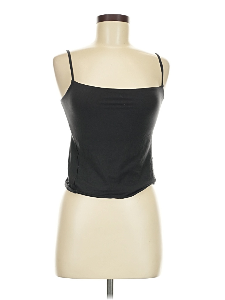 Pre-owned Lululemon Athletica Tank Top Black Strapless Neckline Tops