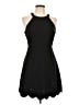 Lulus Solid Black Cocktail Dress Size L - photo 1