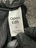 Open Edit 100% Polyester Chevron-herringbone Black Shorts Size S - photo 3