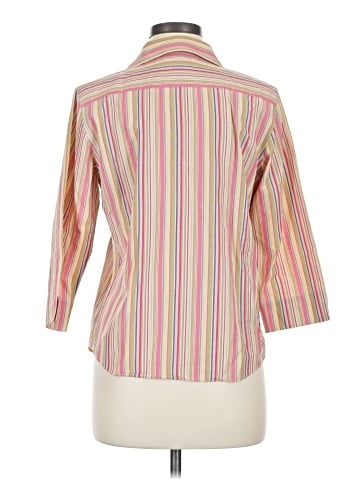 Faconnable 3/4 Sleeve Button-Down Shirt (view 2)