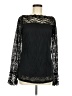 Adiva Black Long Sleeve Blouse Size M - photo 1