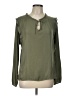 Left Coast by Dolan Green Long Sleeve Blouse Size L - photo 1