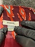 Fossil 100% Polyester Print Orange Casual Dress Size S - photo 7