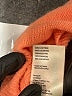 Free People 100% Cashmere Solid Orange Cashmere Pullover Sweater Size S - photo 8