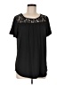 Unbranded Black Short Sleeve Blouse Size M - photo 1