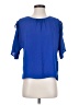 Vince Camuto 100% Polyester Blue Short Sleeve Blouse Size XS - photo 1