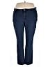 Lee Chevron-herringbone Blue Jeans Size 24W - photo 1