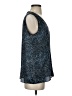 Banana Republic 100% Polyester Blue Sleeveless Blouse Size S (tall) - photo 4