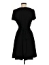 Tahari Solid Black Casual Dress Size 6 - photo 2