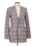 Current/Elliott 100% Cotton Plaid Gray Blazer Size XS (0) - photo 1