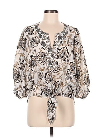 Rose + Olive 3/4 Sleeve Blouse (view 1)