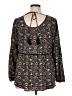 Knox Rose Black Long Sleeve Blouse Size XL - photo 2