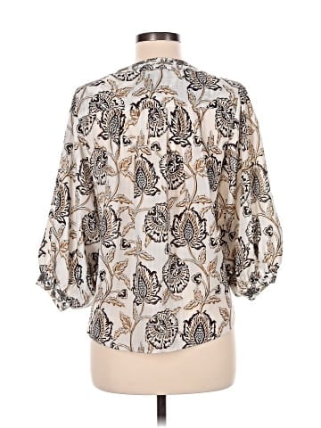 Rose + Olive 3/4 Sleeve Blouse (view 2)