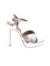 BCBGMAXAZRIA Metallic Silver Sandals Size 9 - photo 1