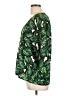 Elaine Turner 100% Polyester Green 3/4 Sleeve Blouse Size L - photo 5